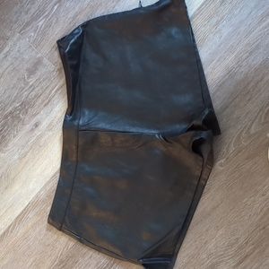 Victoria's Secret pleather booty shorts
